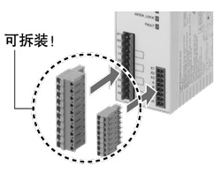 可裝拆式端子座減少了維護工時