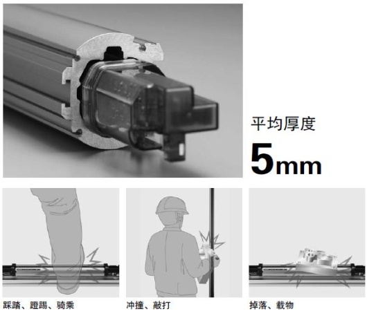 耐沖擊、厚壁、堅(jiān)固的外殼